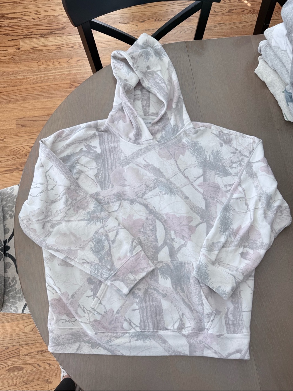 Hollister Co. Women's Multi Hoodie - Pink/Gray
